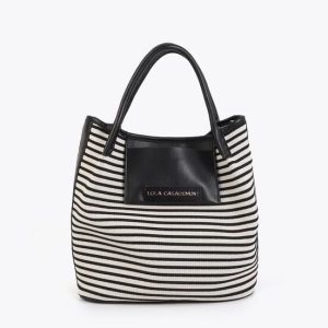 Shopper Tejido de Rayas Lola Casademunt