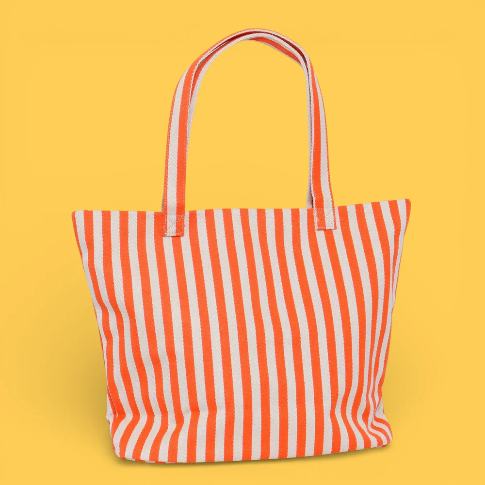 Tote Playa Rayas Naranja de Agatha Ruiz de la Prada - Imagen 4