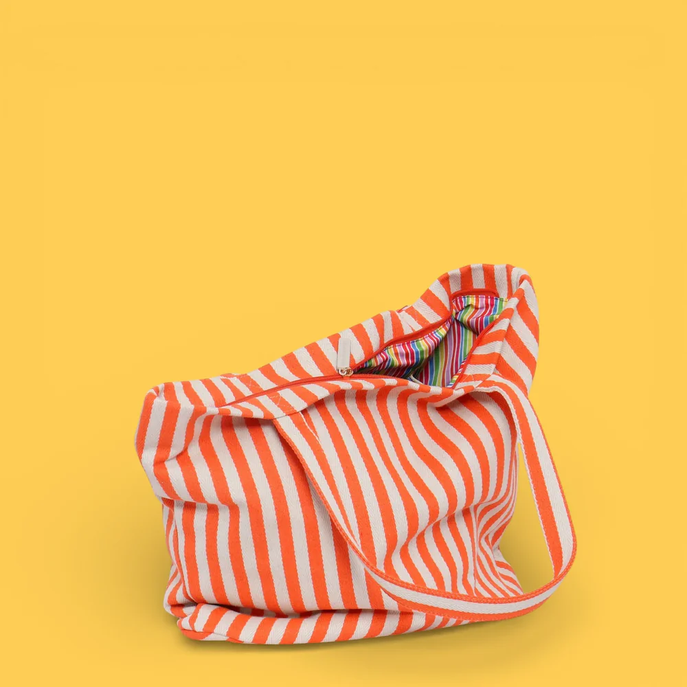 Tote Playa Rayas Naranja de Agatha Ruiz de la Prada - Imagen 5