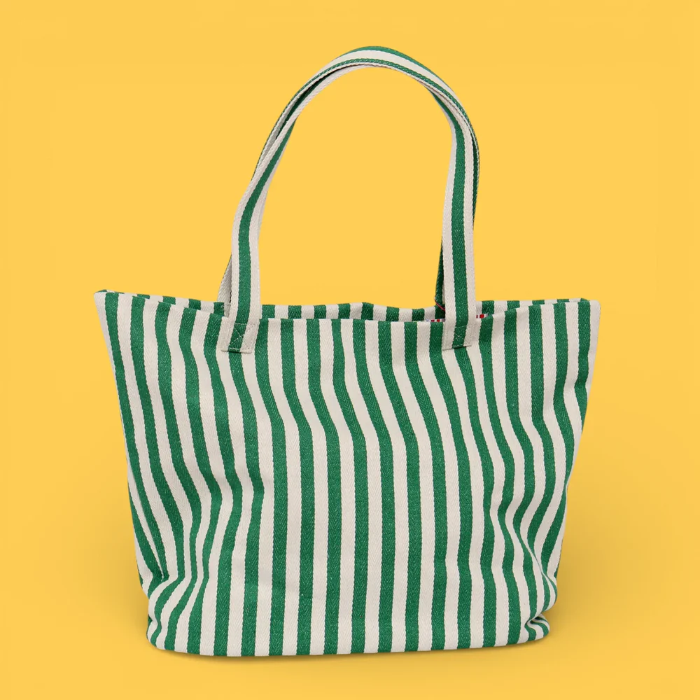Tote Playa Rayas Verde Agatha Ruiz de la Prada - Imagen 4