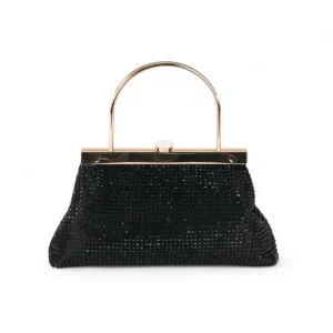 Bolso de Fiesta pequeño con cierre boquilla Volum Lais Negro