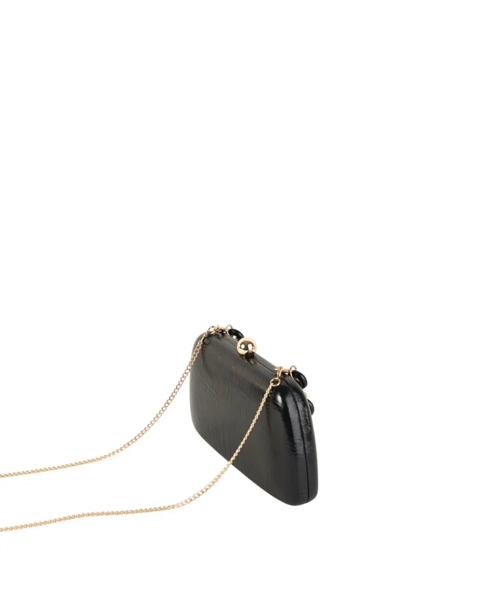 Bolso de Fiesta tipo Clutch Volum Elia Negro - Imagen 5