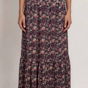 Falda VOILÉ flores azul