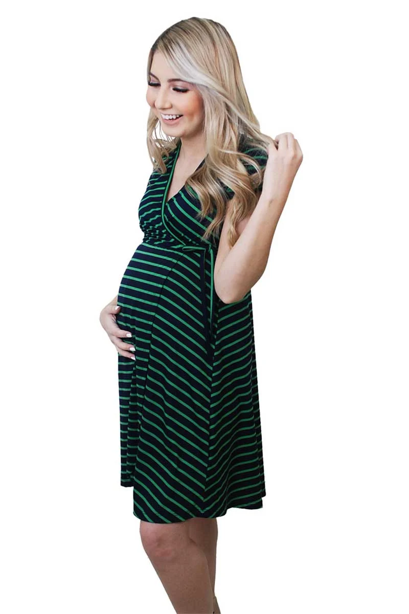 Vestido para embarazadas de rayas - Imagen 5