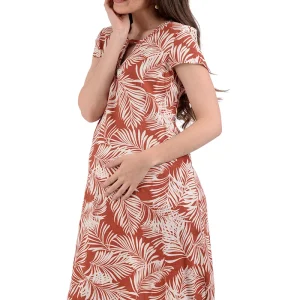 Vestido De Flores Corto Para Embarazo