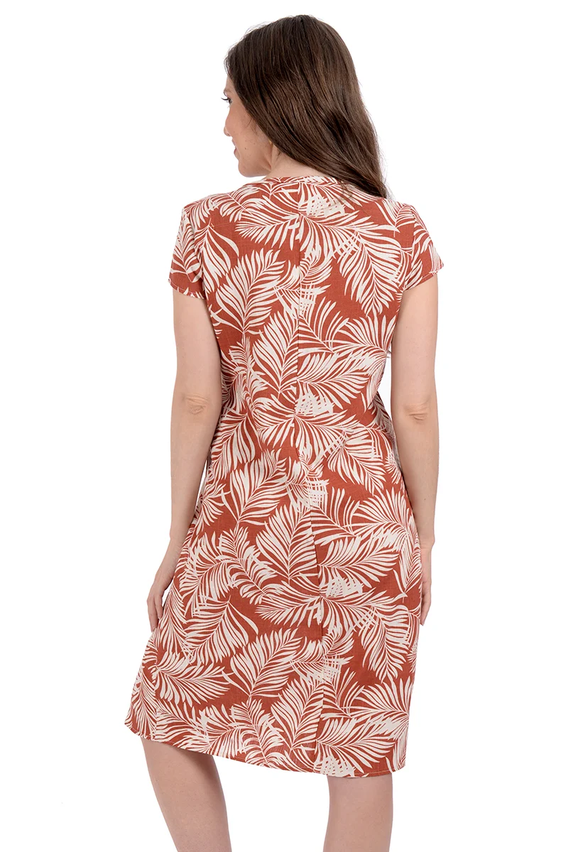 Vestido De Flores Corto Para Embarazo - Imagen 4