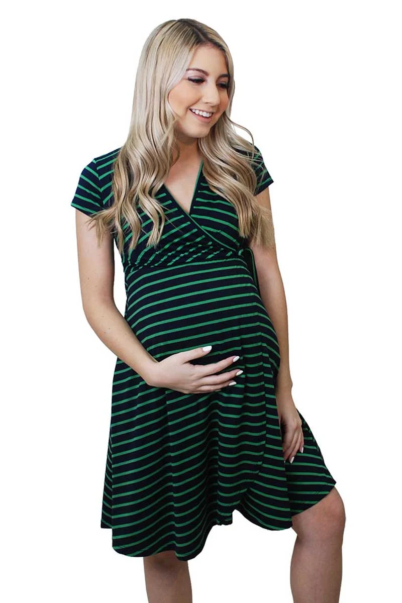 Vestido para embarazadas de rayas - Imagen 7