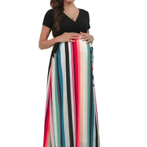 MAMA MIA Vestido De Maternidad Largo de Colores