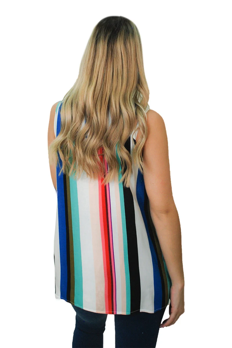 Blusa De Maternidad De Rayas De Colores MAMA MIA MATERNITY - Imagen 6