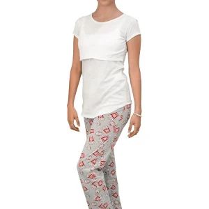 Pijama de Lactancia con Estampado
