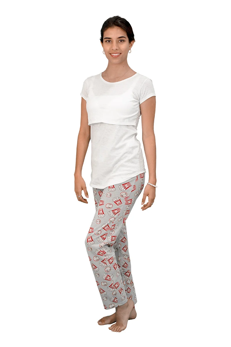 Pijama de Lactancia con Estampado