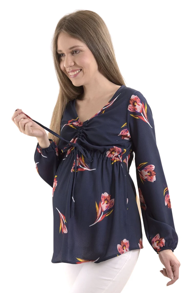 Blusa Casual De Maternidad "LIRIO" - Imagen 3
