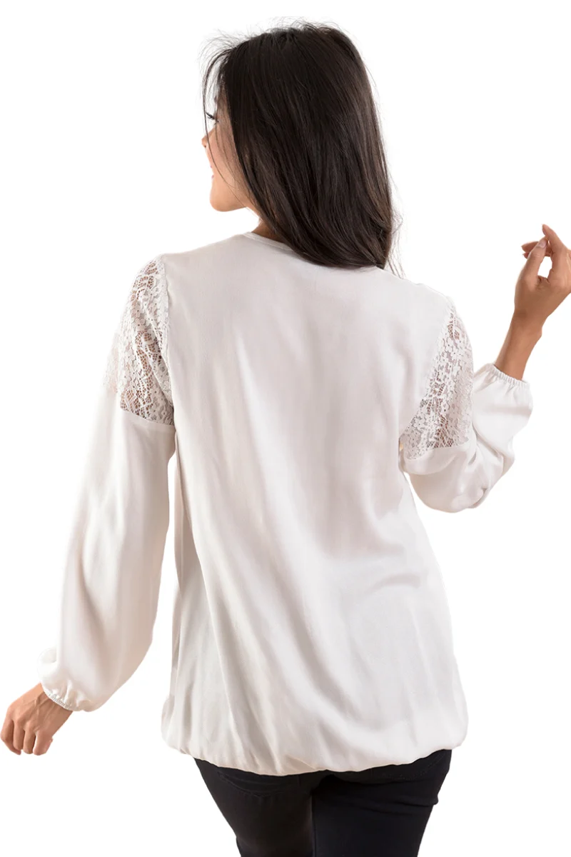 Blusa Para Embarazada Casual De Manga Larga - Imagen 4