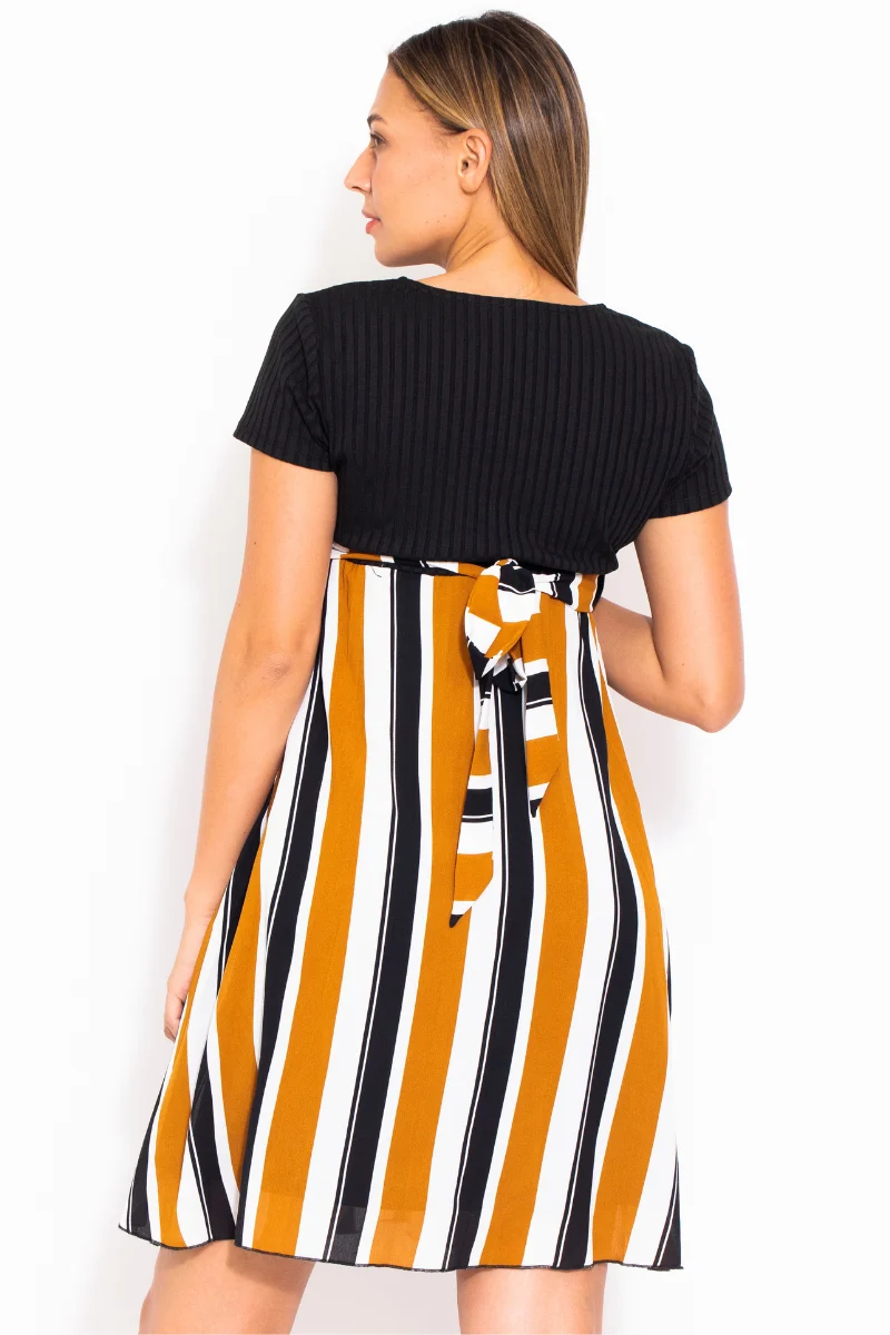VESTIDO DE EMBARAZO "TABLAS NC" - Imagen 3