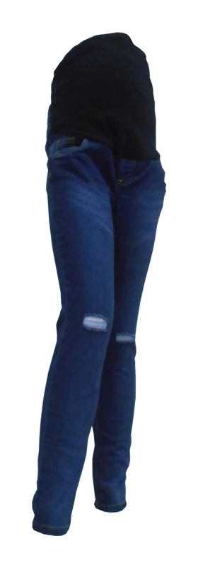 "Skinny Jeans de embarazo MAMA MIA Maternity Estilo Rasgado " - Imagen 4