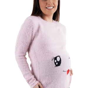 Sueter MAMA MIA Maternity Con Estampado de Carita