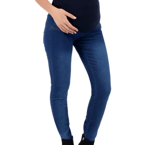 Skinny Jeans para embarazadas MAMA MIA Maternity de mezclilla con  efecto deslavado