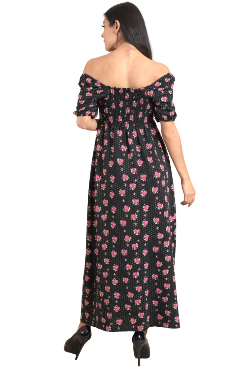 VESTIDO DE EMBARAZO LARGO "BELLA" - Imagen 3
