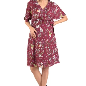 Vestido Para Embarazada Corto De Flores