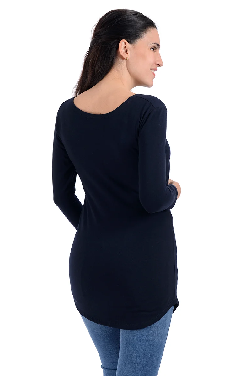 Playera de Lactancia con Corte al Frente - Imagen 9