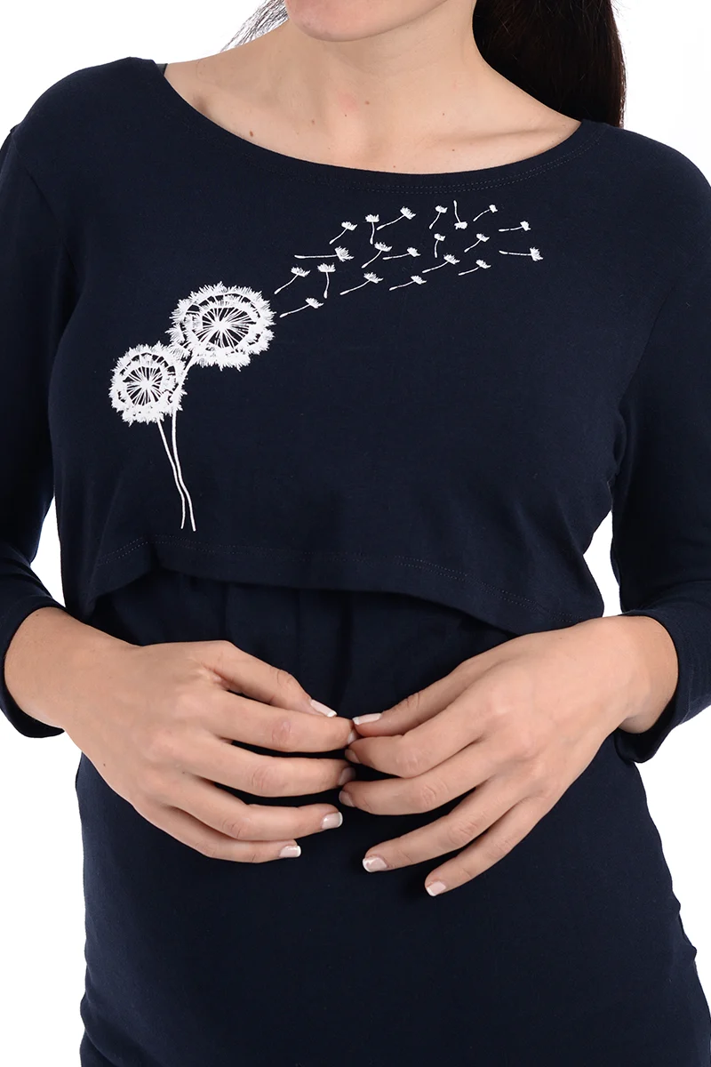 Playera de Lactancia con Corte al Frente - Imagen 7