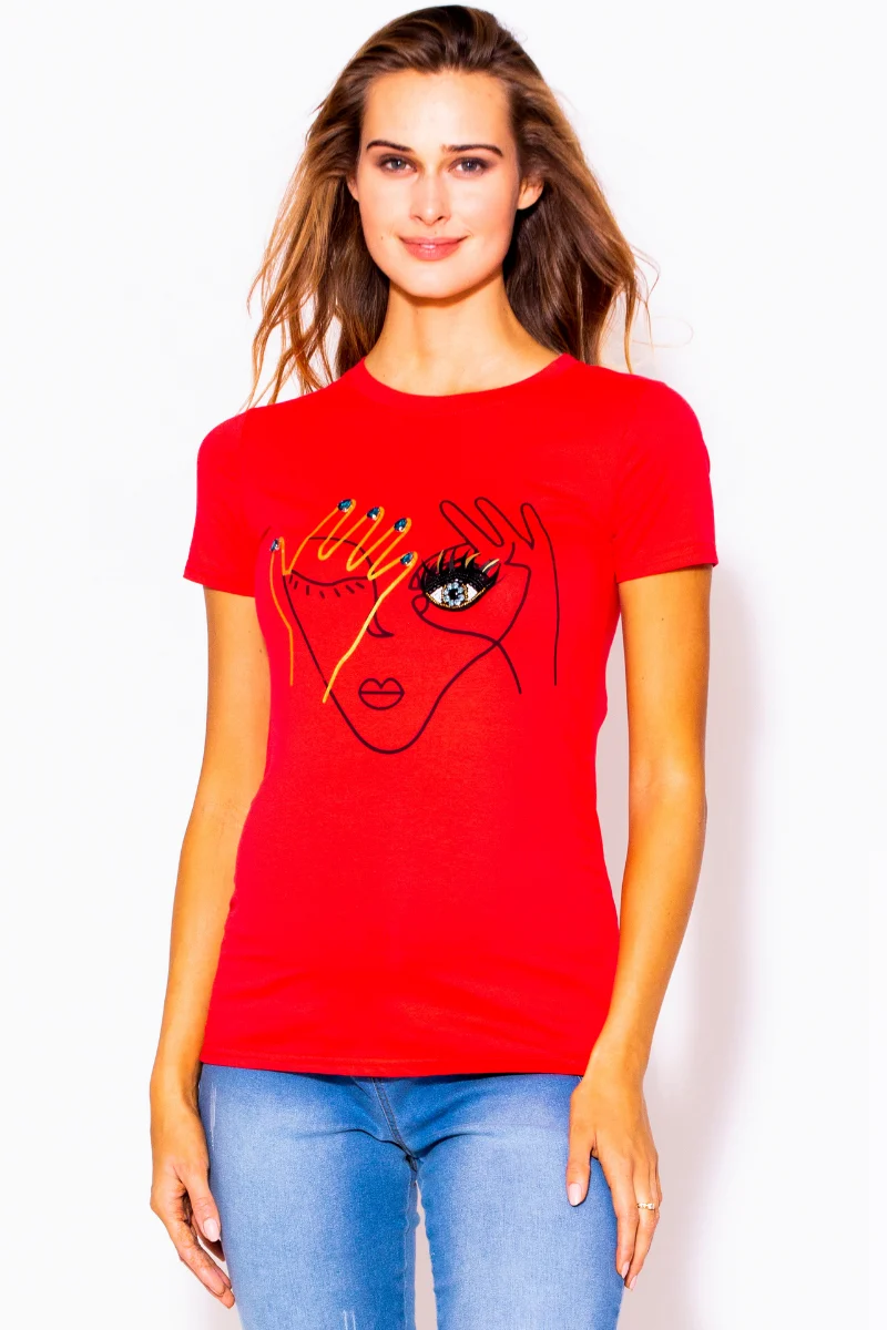 PLAYERA DE EMBARAZO "ABSTRACT" - Imagen 3