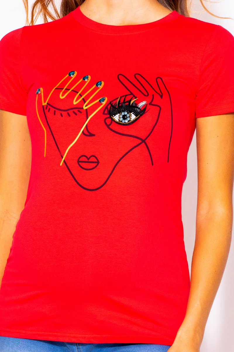 PLAYERA DE EMBARAZO "ABSTRACT" - Imagen 5