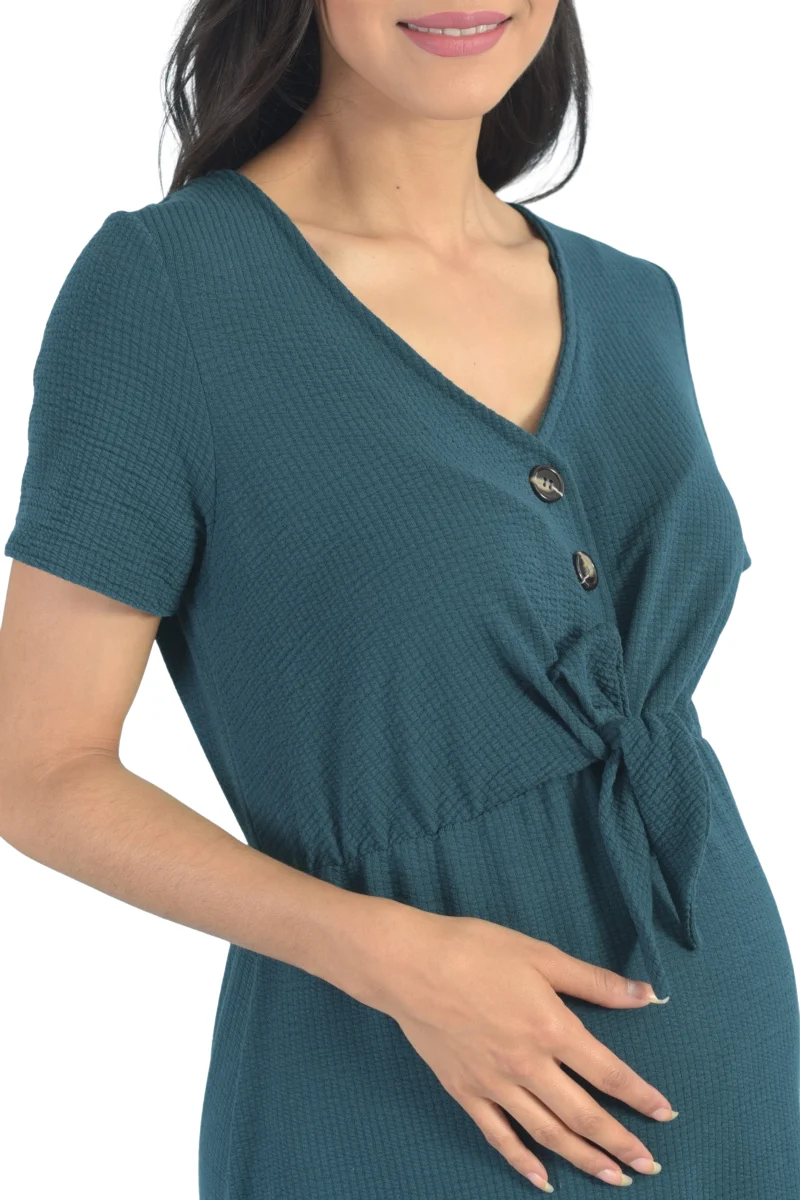 Vestido De Maternidad Largo - Imagen 4