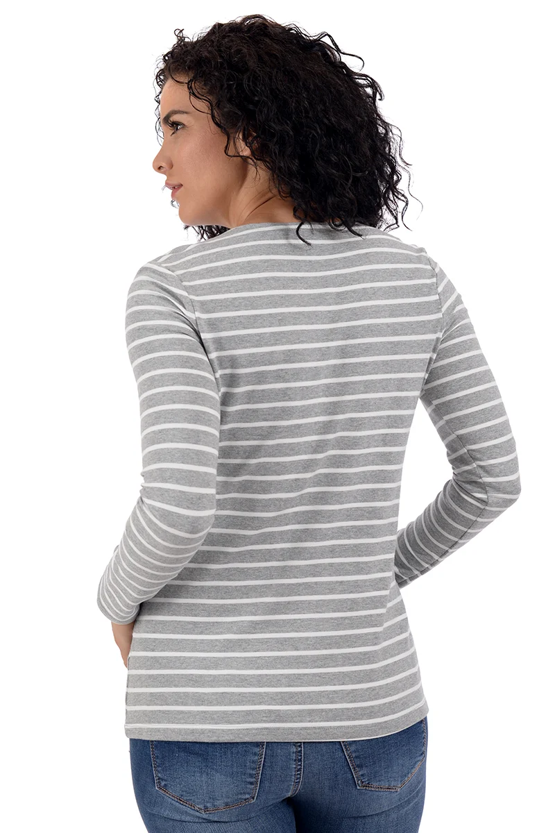 Playera de Lactancia de manga larga para mamá MAMA MIA Maternity - Imagen 3