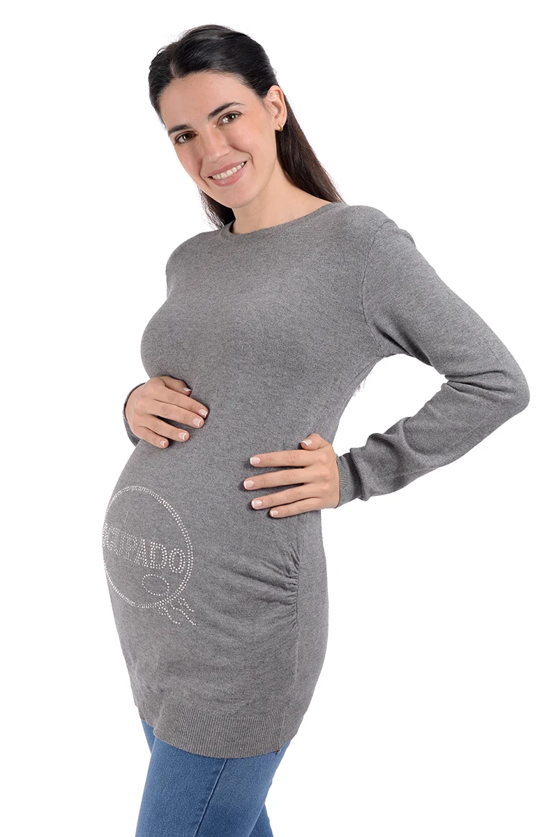 Sueter para embarazada MAMA MIA Maternity "Modo Ocupado" - Imagen 4