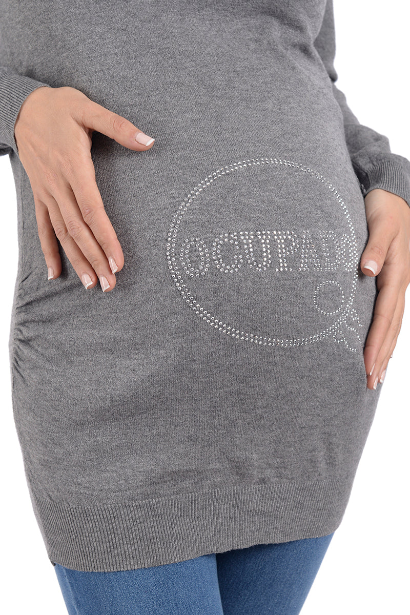 Sueter para embarazada MAMA MIA Maternity "Modo Ocupado" - Imagen 3