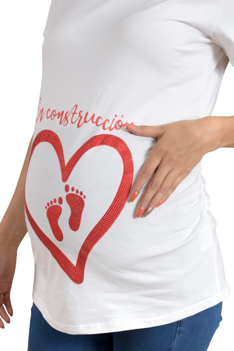 PLAYERA DE EMBARAZO "EN CONSTRUCCIÓN" - Imagen 5