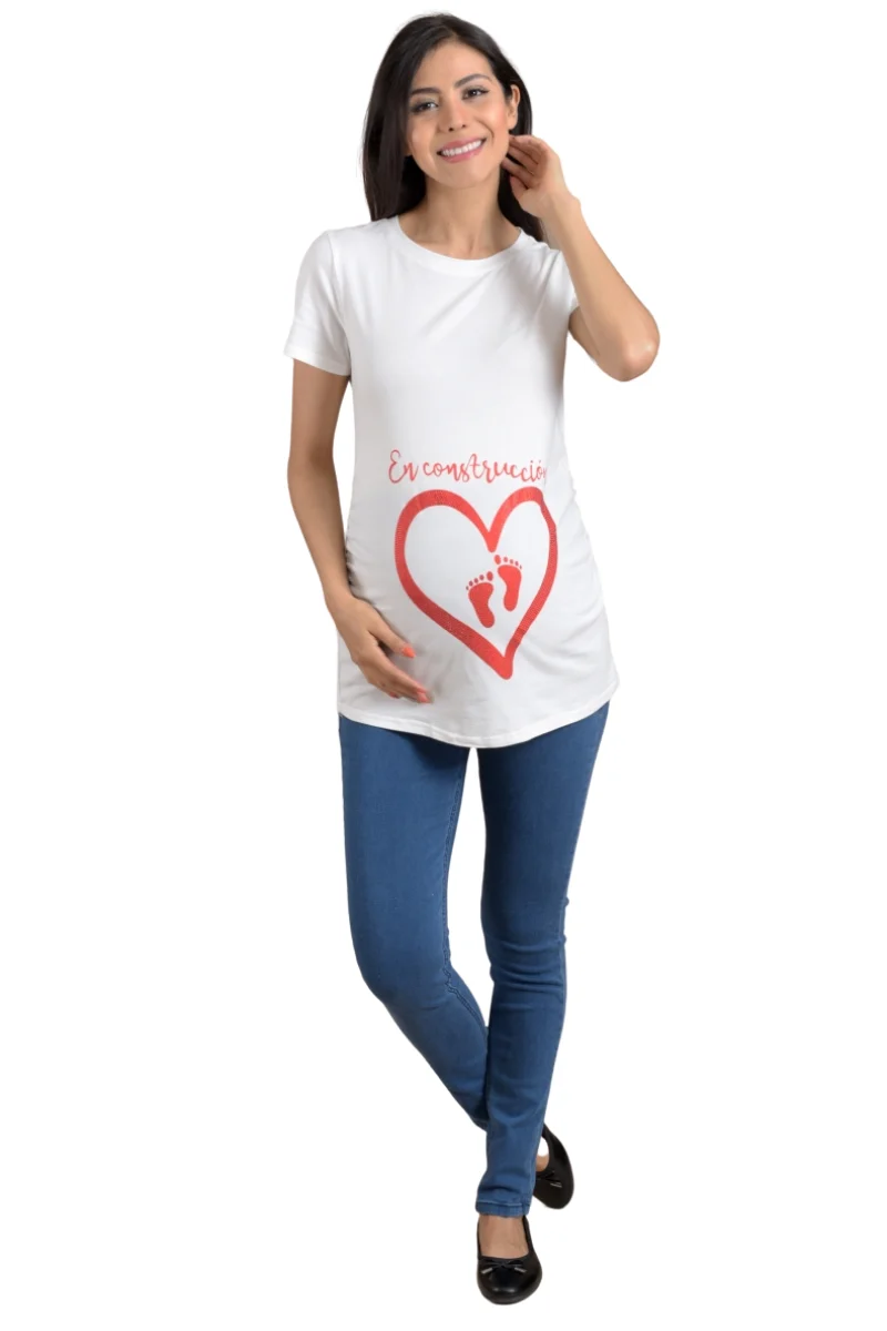 PLAYERA DE EMBARAZO "EN CONSTRUCCIÓN" - Imagen 6