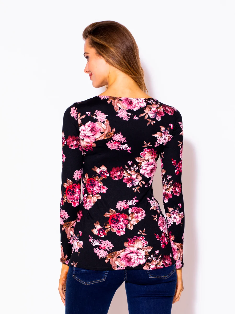 Blusas Para Embarazo Floreada MAMA MIA Maternity - Imagen 4