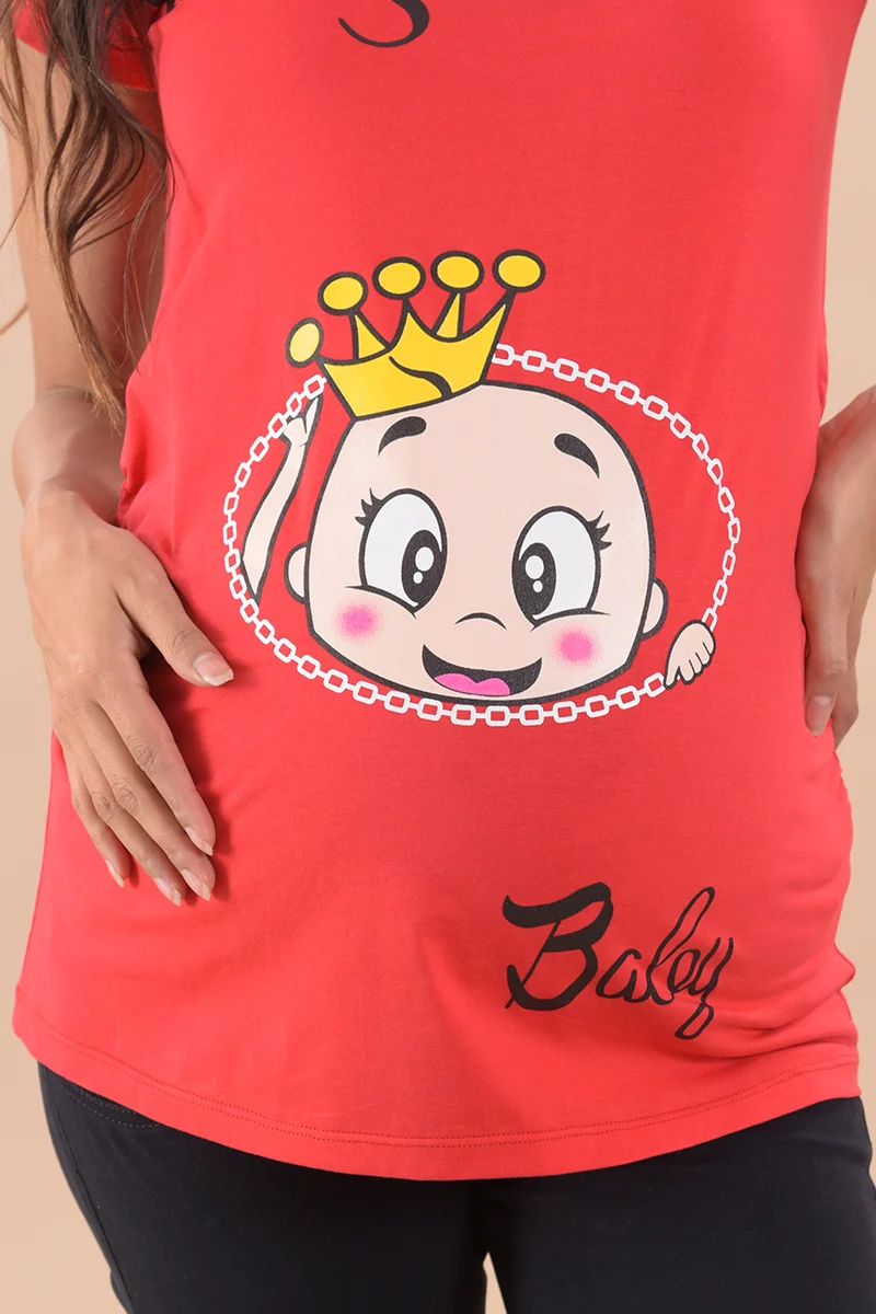 Playera Estampada De Maternidad - Imagen 5