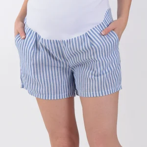 Short Rayado De Maternidad
