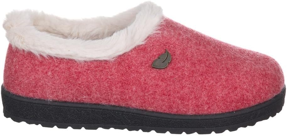 Zapatilla Cerrada Fieltro Burdeos - Imagen 3