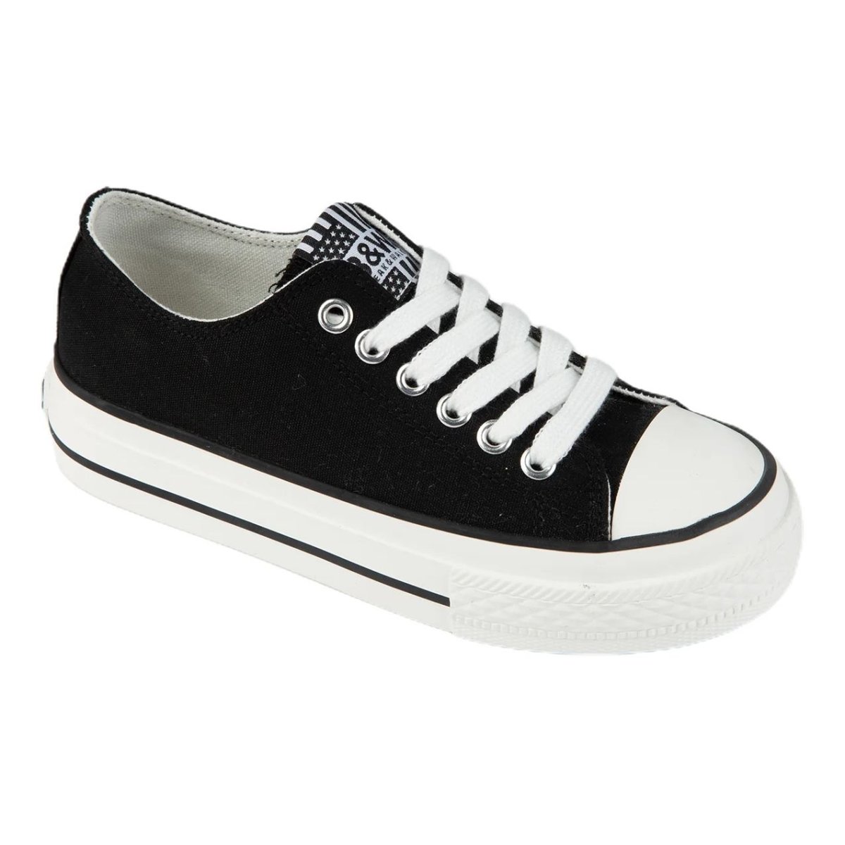 Zapatillas Basic Lona Negro - Imagen 2