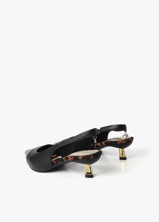 Zapato Tacón Destalonado con Tachas Lola Casademunt - Imagen 5