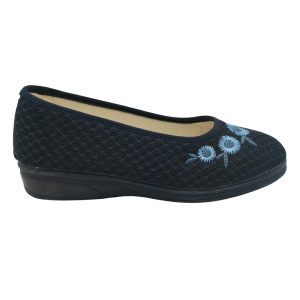 Zapatilla tela nido de abeja escotada Alcalde 300B