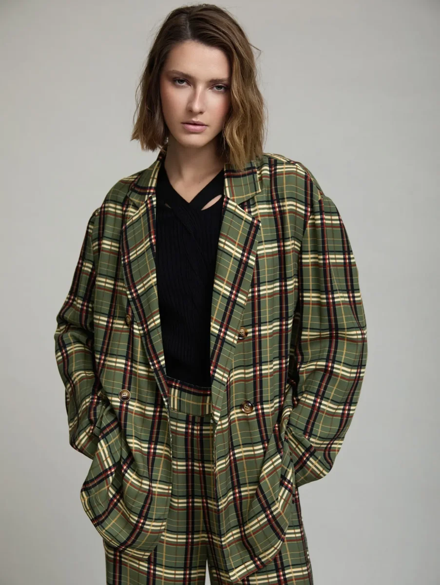 Americana Tartán Conjunto Kensington