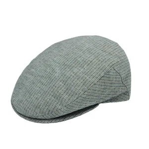 Gorra de Algodón y Lino Costa y Soler rayas Gris