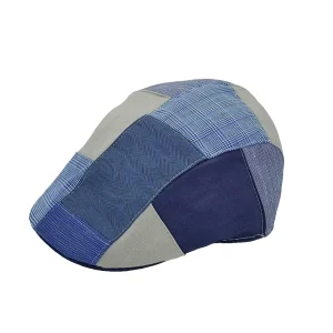 Gorra de tela Kbas Patchwork Azul