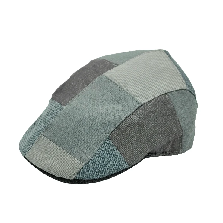 Gorra de tela Kbas Patchwork Gris - Imagen 2