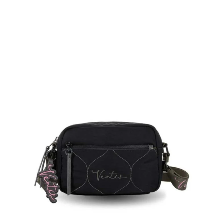 Bandolera pequeña Ventis Soft Negro - Imagen 2