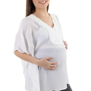 Blusa Tipo Capa con Estilo Bohemio  de Maternidad