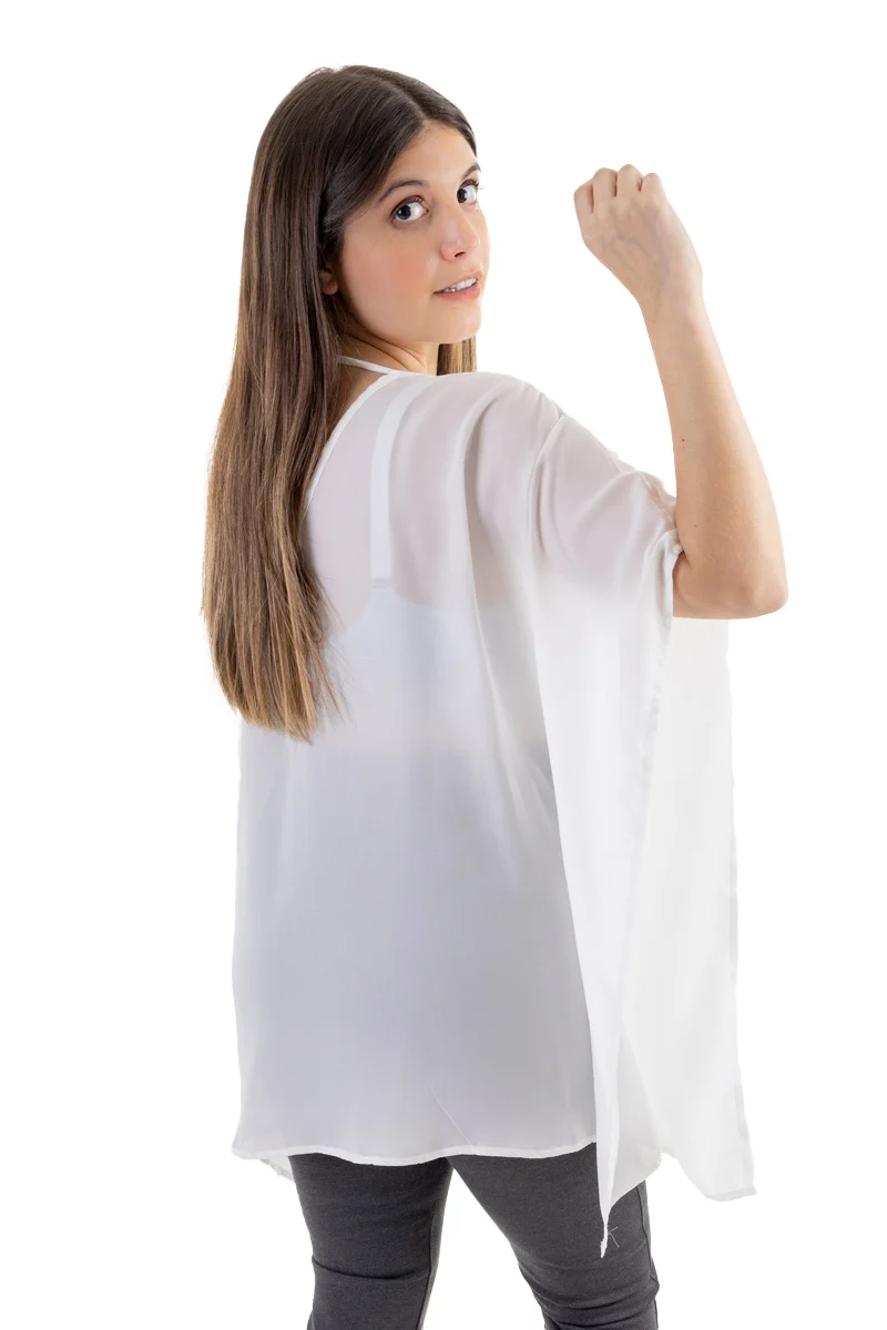 Blusa Tipo Capa con Estilo Bohemio de Maternidad - Imagen 6