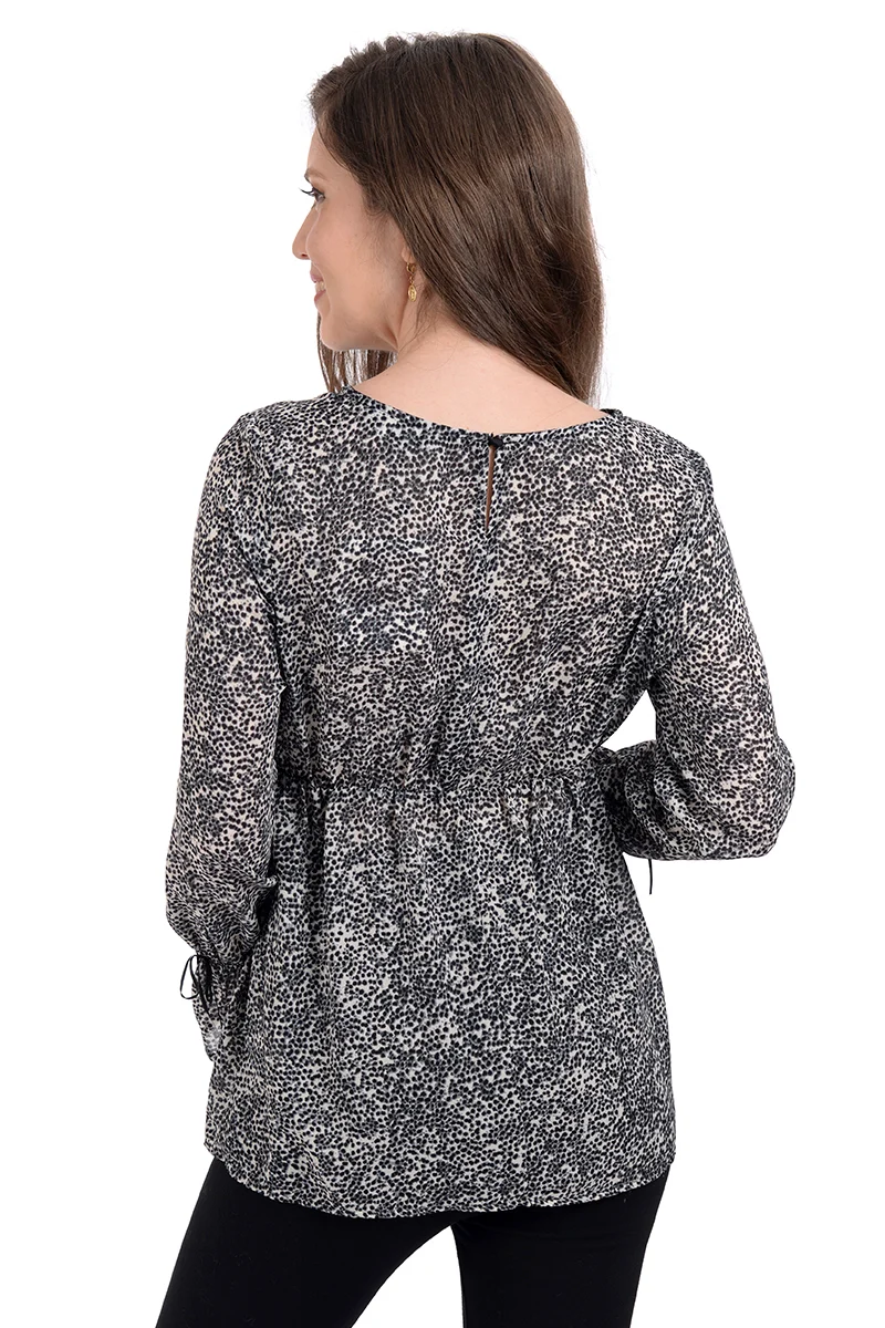 Blusa de maternidad MAMA MIA con puntos - Imagen 5
