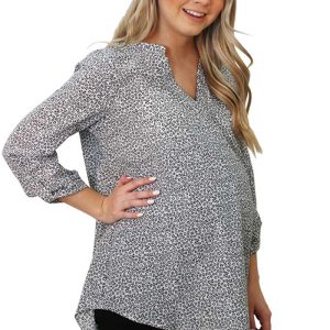 Blusa de maternidad con estampado
