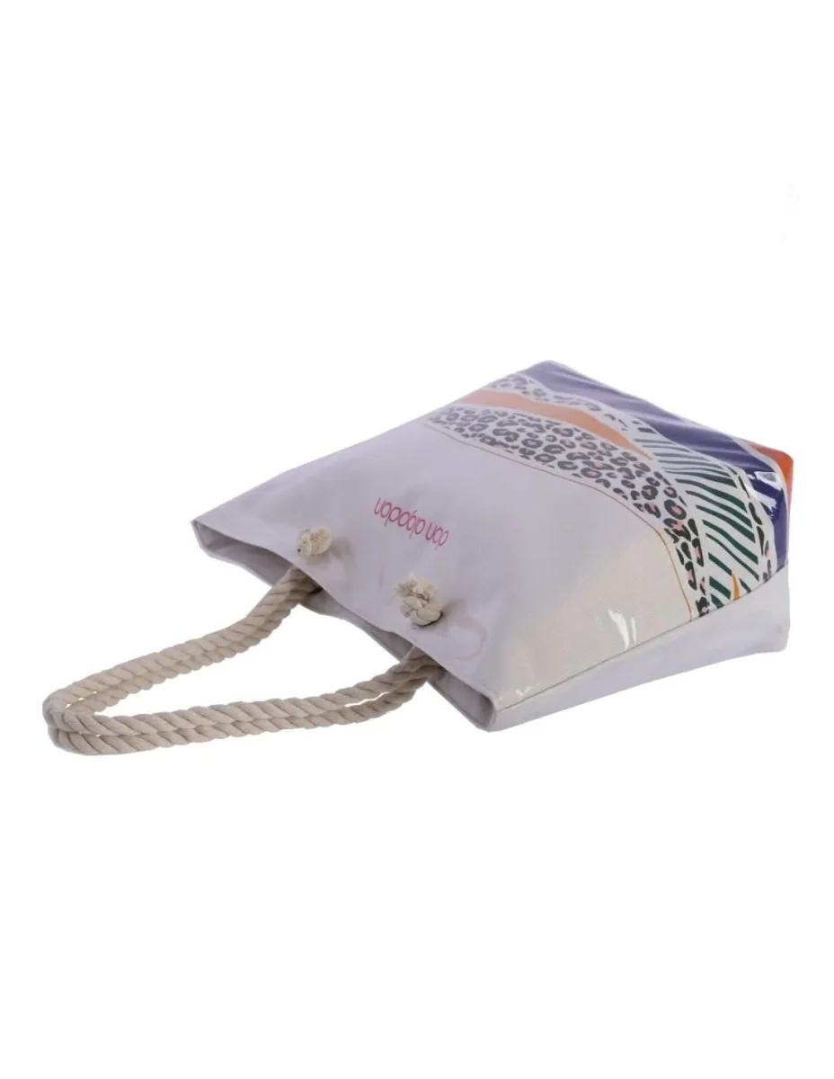 Bolso de Playa lona plastificada Don Algodón Macha - Imagen 5